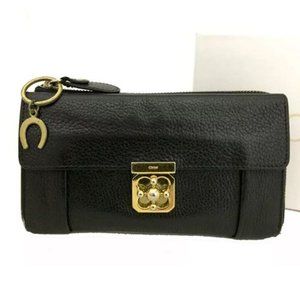 Chloe Elsie?Leather Zip Around Long Wallet